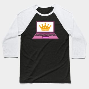 Programming Coding Girl Queen Baseball T-Shirt